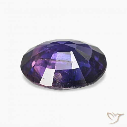 Safira Roxo Intenso Natural 2.34ct, oval, VS-SI