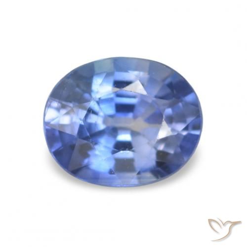 0.53ct Azul marinho médio Safira, oval, VVS-VS