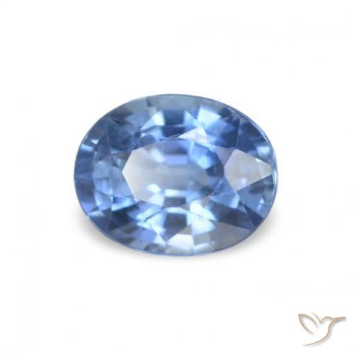 Safira Azul-marinho Natural 0.36ct, Corte Oval, VVS-VS