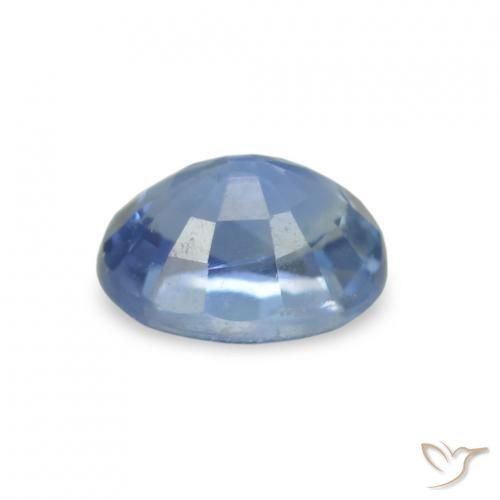 Safira Azul-marinho Natural 0.36ct, Corte Oval, VVS-VS