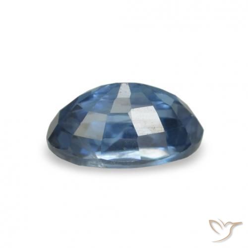 Safira Azul-marinho Natural 0.33ct, Corte Oval, VVS-VS
