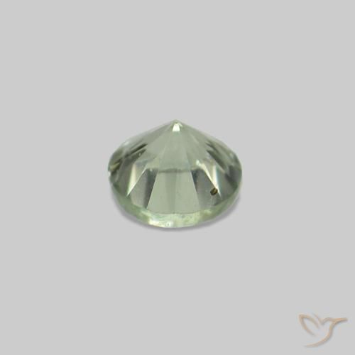 Pedras preciosas de Safira Verde pálido natural de 2.32 ct, Redondo, VS