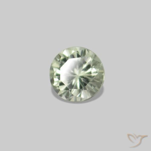Pedras preciosas de Safira verde quente natural de 2.24 ct, Redondo, VS