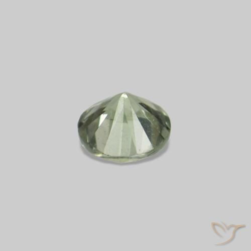 Pedras preciosas de Safira verde quente natural de 2.24 ct, Redondo, VS