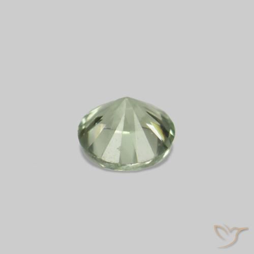 Pedras preciosas de Safira Verde Pêra Claro natural de 2.25 ct, Redondo, VS