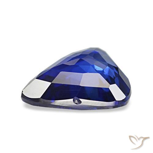 Safira azul real Natural 1.15ct, Formato de pêra, VVS-VS