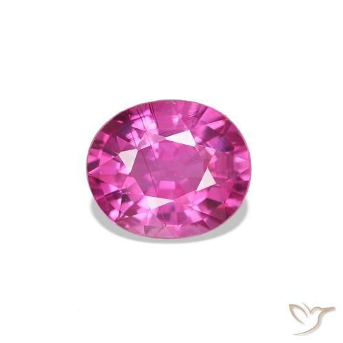 0.62ct Rosa escuro Safira Pedras Preciosas, oval, VS
