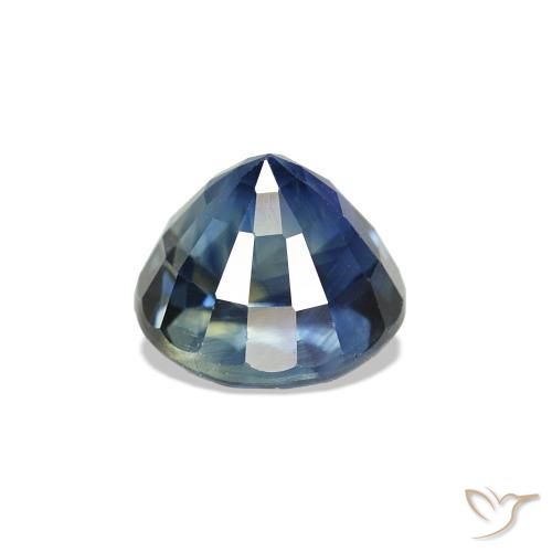 Safira Azul-marinho Natural 1.32ct, Corte Redondo, VVS-VS