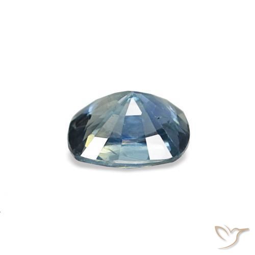 Safira Azul profundo Natural 0.35ct, Almofada cortada, VS