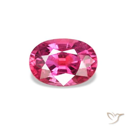 0.58ct Magenta Profundo Safira, oval, VS