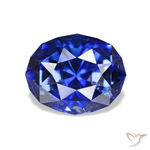 1.78ct azul real Safira, oval, VS