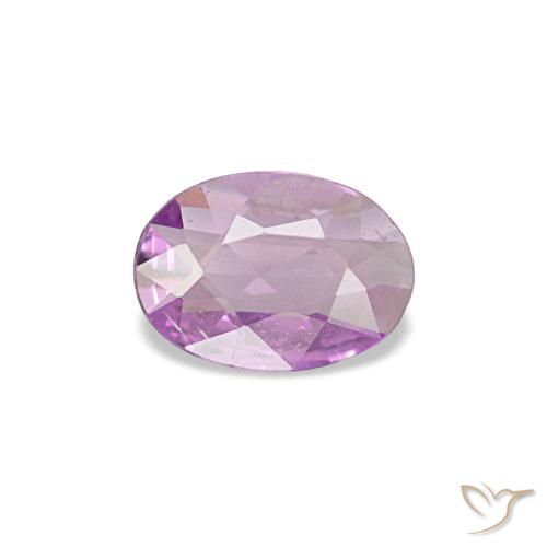 Safira violeta natural 0,29ct, corte oval, VS