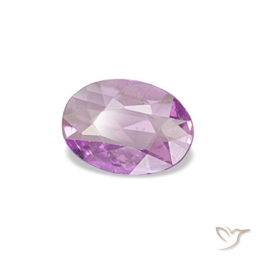 Safira violeta natural 0,29ct, corte oval, VS