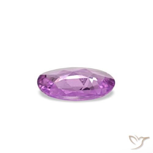 Safira violeta natural 0,29ct, corte oval, VS
