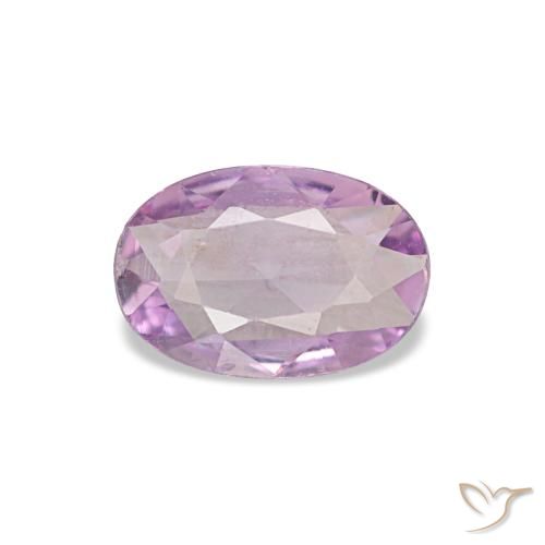 Safira rosa natural 0,32ct, corte oval, VS
