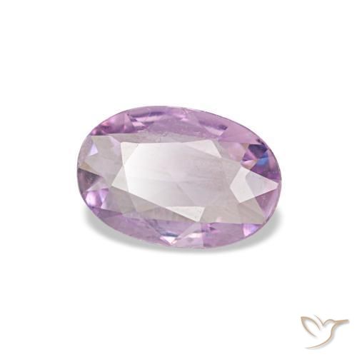 Safira rosa natural 0,32ct, corte oval, VS