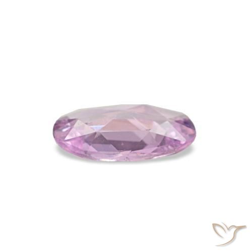 Safira rosa natural 0,32ct, corte oval, VS