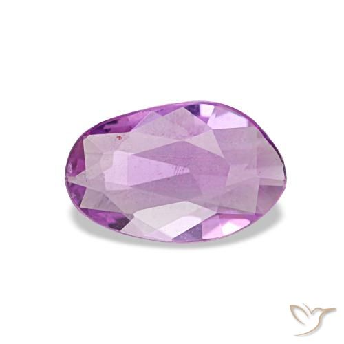 Safira roxo natural 0,43ct, forma extravagante, VVS-VS