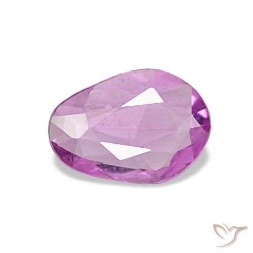 Safira roxo natural 0,51ct, forma extravagante, VVS-VS