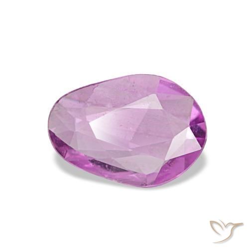 Safira roxo natural 0,51ct, forma extravagante, VVS-VS