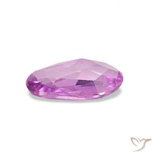 Safira roxo natural 0,51ct, forma extravagante, VVS-VS