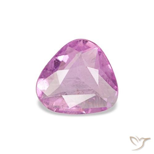 0.40ct roxo safira, trillion, VVS-VS