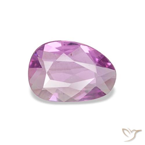 Safira roxo natural 0,44ct, forma extravagante, VVS-VS