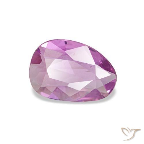 Safira roxo natural 0,44ct, forma extravagante, VVS-VS