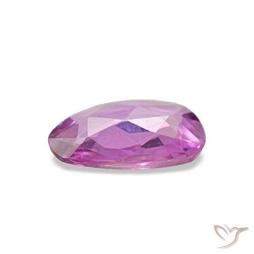 Safira roxo natural 0,44ct, forma extravagante, VVS-VS