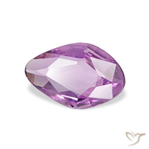 Safira roxo natural 0,52ct, forma extravagante, VVS-VS