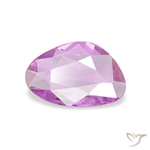 Safira roxo natural 0,47ct, forma extravagante, VVS-VS