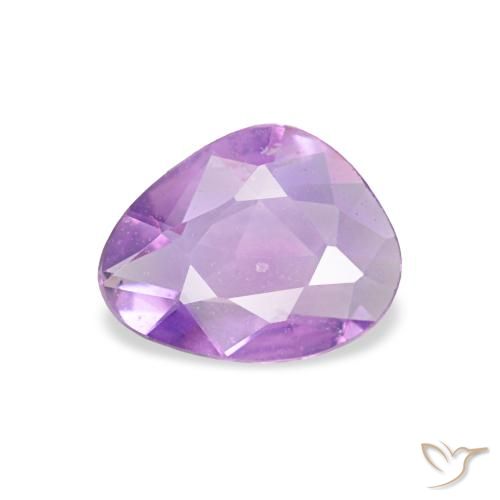 Safira roxo natural 0,37ct, forma extravagante, VVS-VS