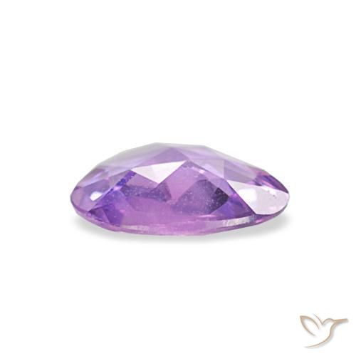 Safira roxo natural 0,37ct, forma extravagante, VVS-VS