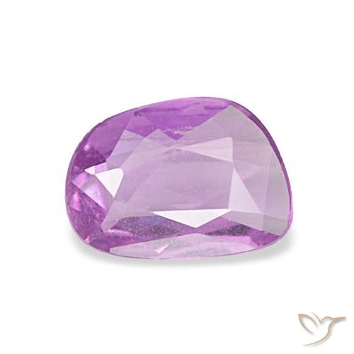 Safira roxo natural 0,58ct, forma extravagante, VVS-VS