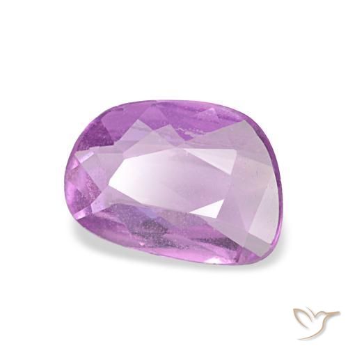 Safira roxo natural 0,58ct, forma extravagante, VVS-VS