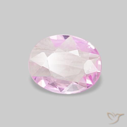 Safira roxo natural 0,50ct, corte oval, VVS