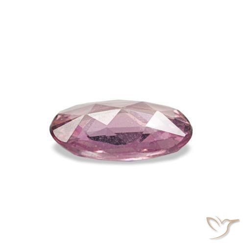 Safira rosa natural 0,44ct, corte oval, VS