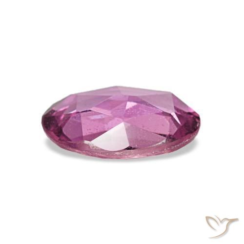 Safira roxo natural 0,75ct, corte oval, VVS-VS