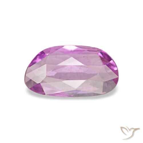 Safira roxo natural 0,39ct, forma extravagante, VVS