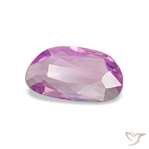 Safira roxo natural 0,39ct, forma extravagante, VVS