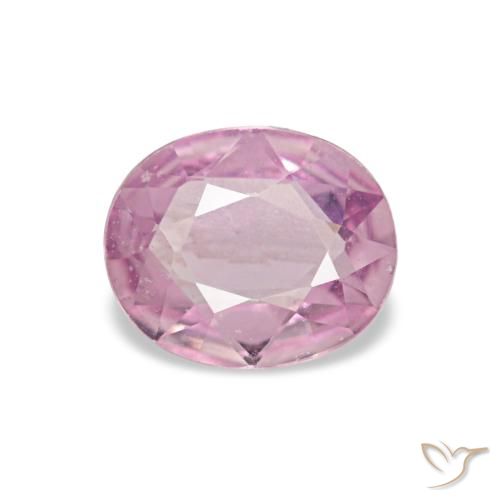 0.59ct rosa safira, oval, VVS-VS