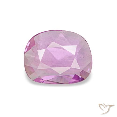 Safira roxo natural 0,44ct, corte oval, VVS