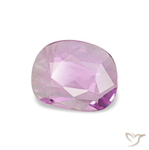 Safira roxo natural 0,44ct, corte oval, VVS