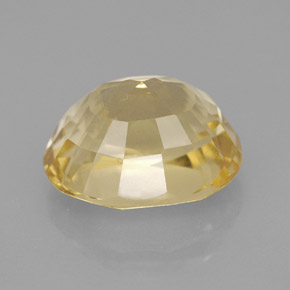 Escapolita amarelo natural 5,28ct, corte oval, VS