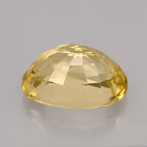 Escapolita amarelo natural 3,48ct, corte oval, VVS-VS