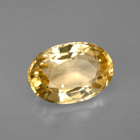 Escapolita amarelo natural 3,17ct, corte oval, VS
