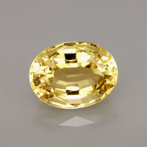 Escapolita amarelo natural 2,89ct, corte oval, VVS-VS