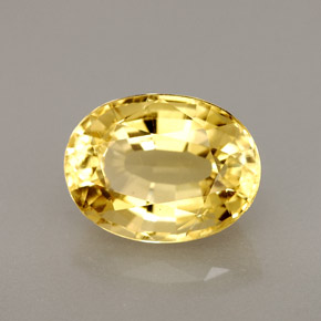 Escapolita amarelo natural 2,89ct, corte oval, VVS-VS