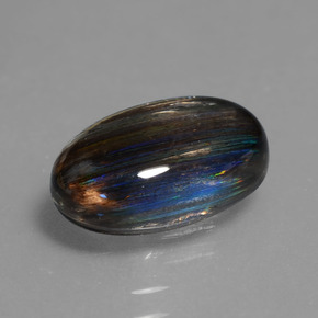 Escapolita multicolorido natural 3,89ct, corte oval, transparente