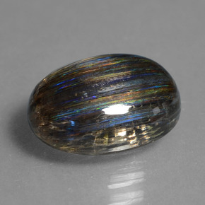 Escapolita multicolorido natural 4,07ct, corte oval, transparente